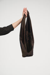 Crossover Bag in Patchwork Metallic Silks