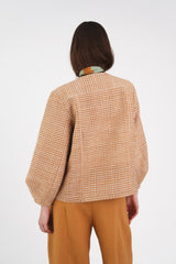 Junichi Jacket in Vintage Japanese Silk Check