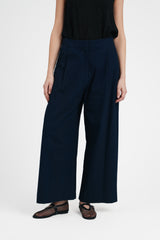 Wide Leg Pant in Indigo Japanese Cotton Denim