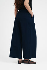 Wide Leg Pant in Indigo Japanese Cotton Denim