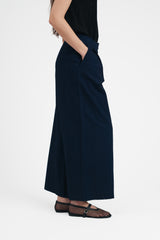 Wide Leg Pant in Indigo Japanese Cotton Denim