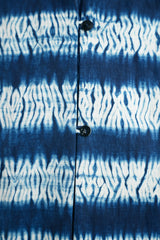Noma Vest in Slow Stitch Tie-Dyed Linen