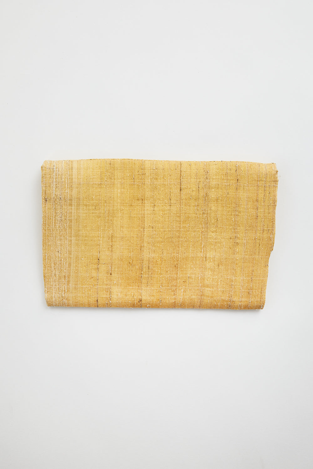 Envelope Clutch in Vintage Japanese Yellow Coarse Weave