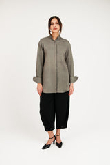 Madison Shirt in Vintage Japanese Silk Shibori
