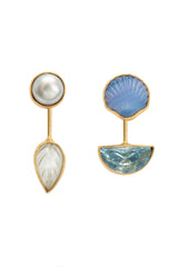 Detachable Drop in Blue/Pearl