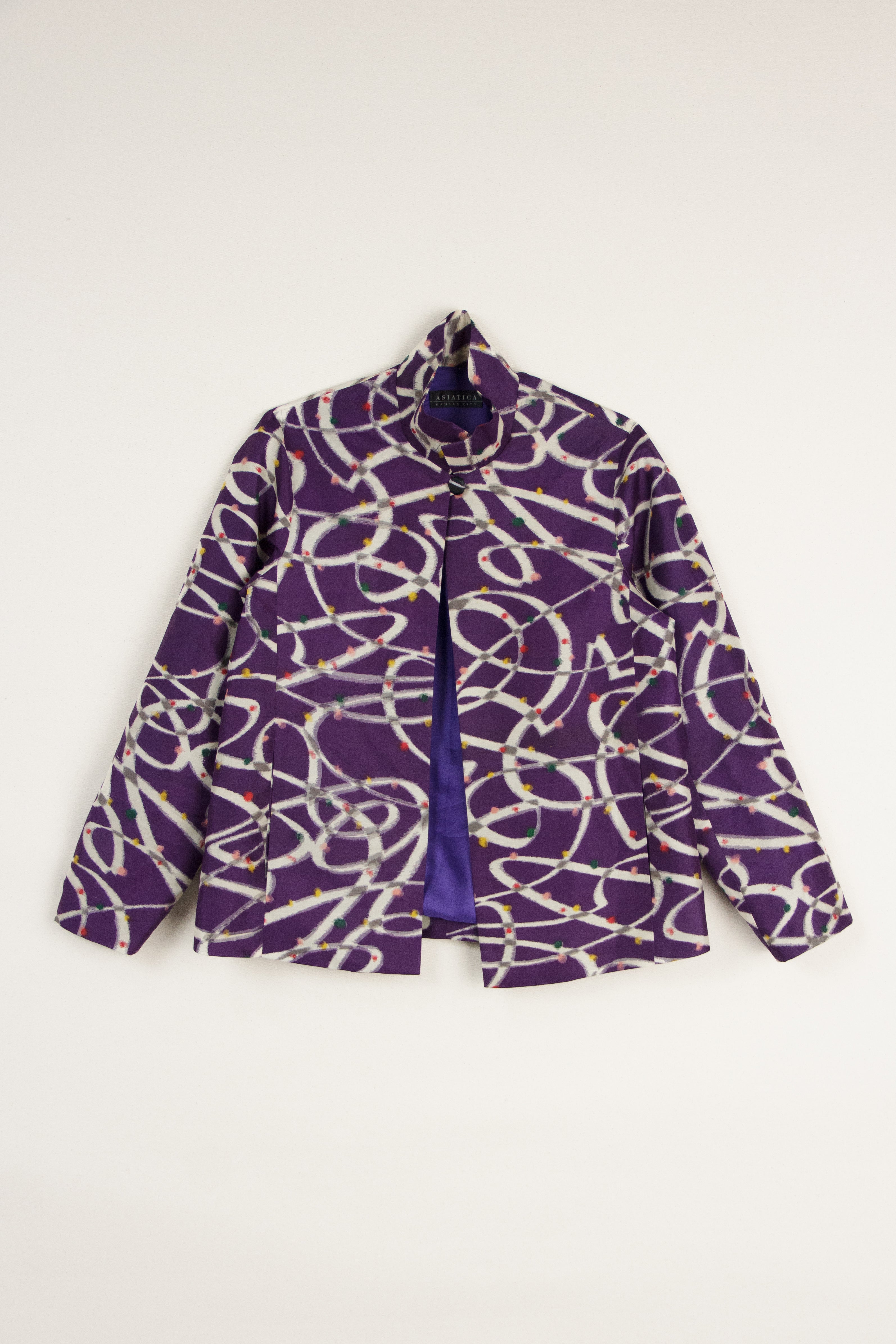 Omni Jacket in Vintage Japanese Silk Ikat