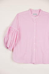 Dandelion Shirt in Pink Striped Cotton Shirting
