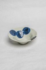 Porcelain Bowl with Blue Dots
