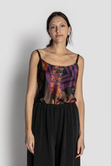 Cynde Camisole in an Asiatica Exclusive Printed Silk