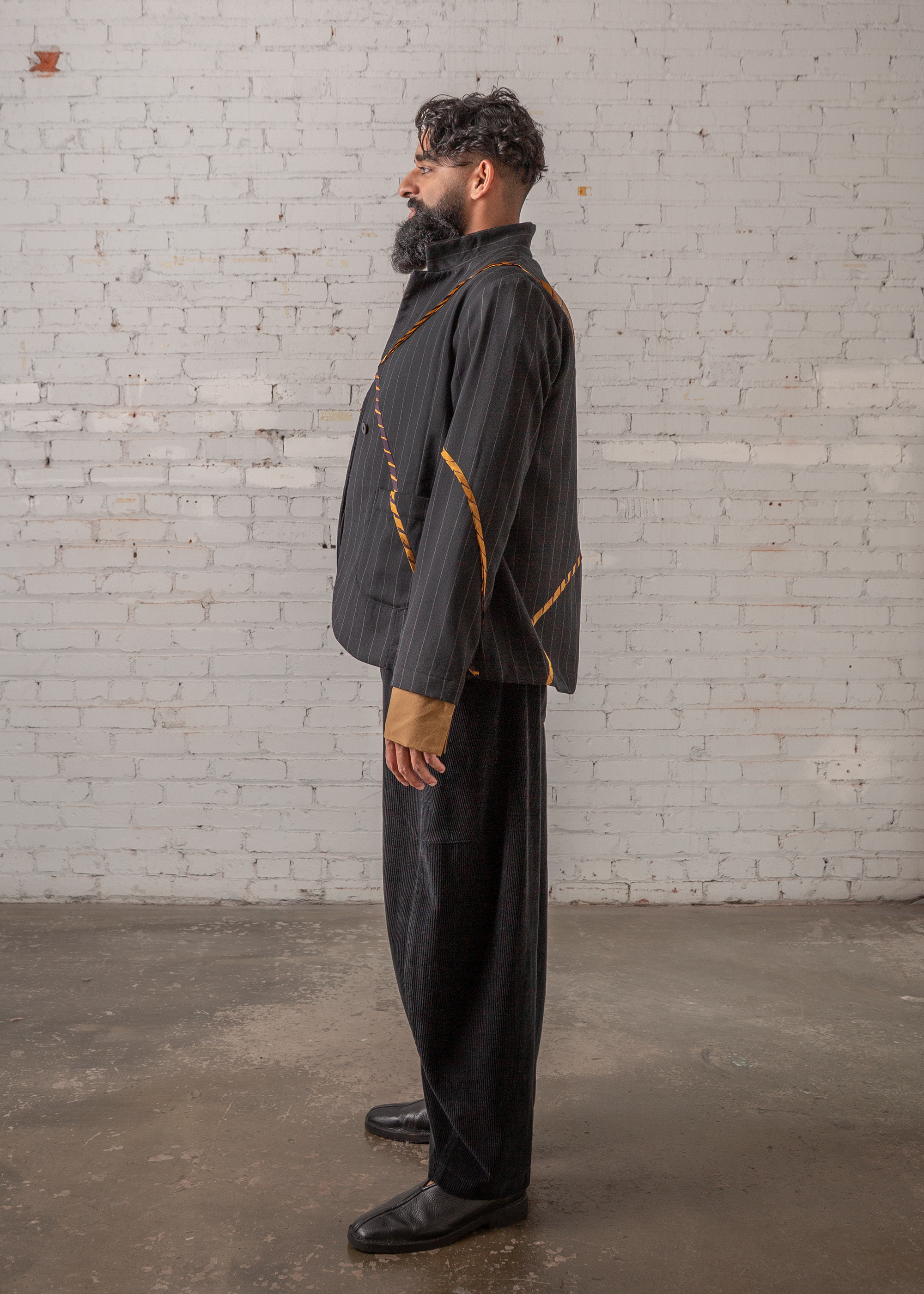 Curve Pant in Black Corduroy