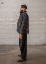 Curve Pant in Black Corduroy