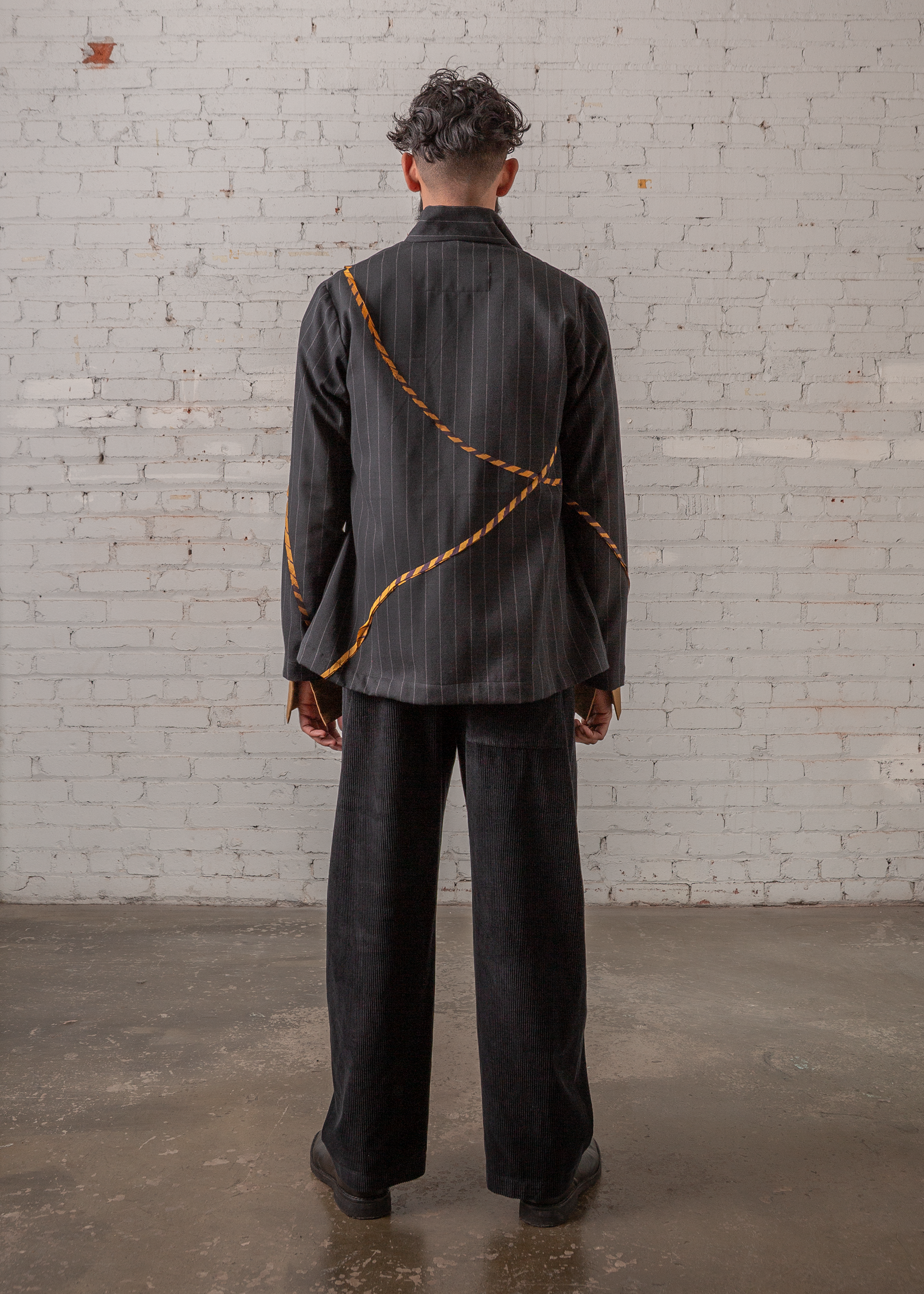 Curve Pant in Black Corduroy