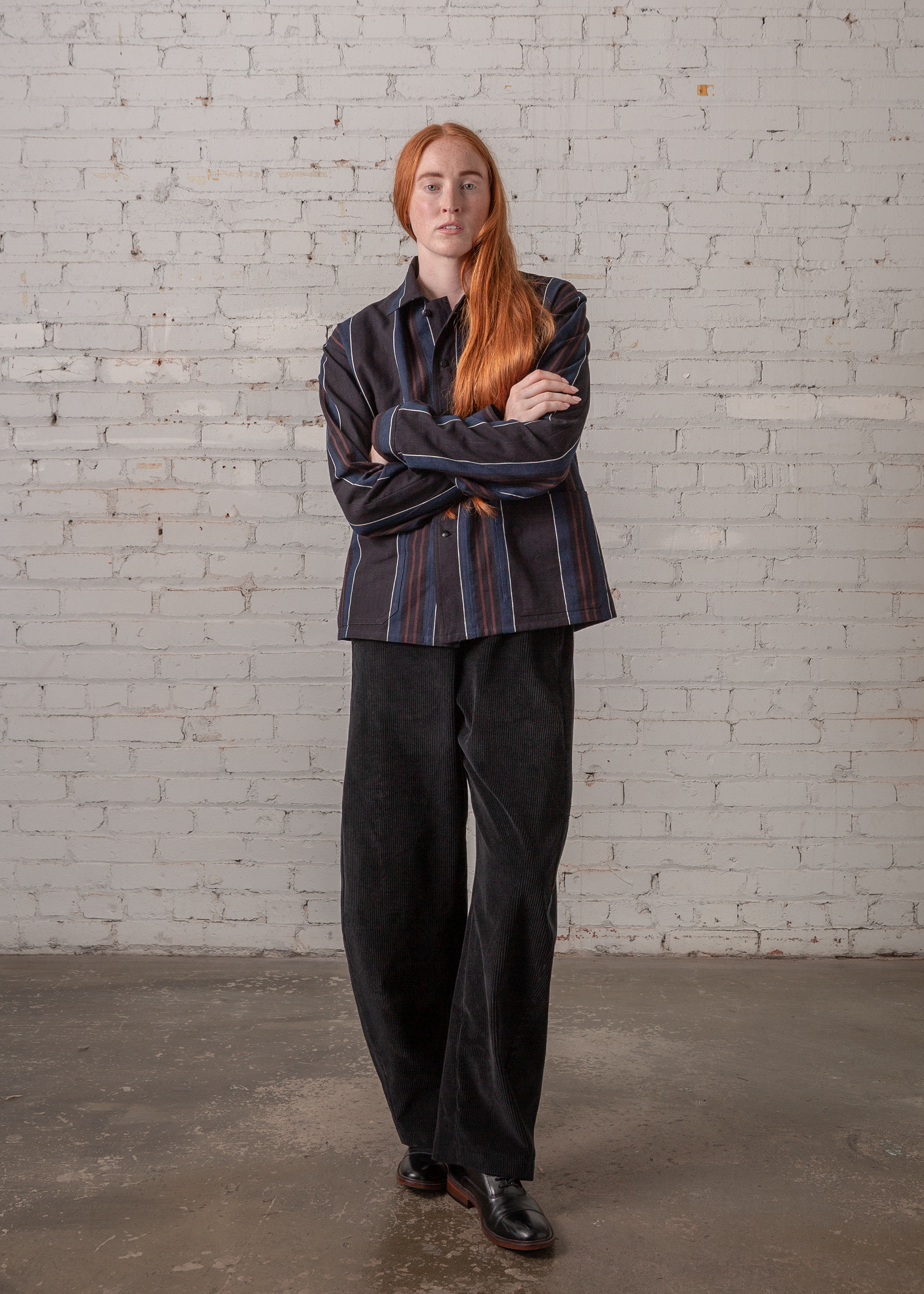 Curve Pant in Black Corduroy