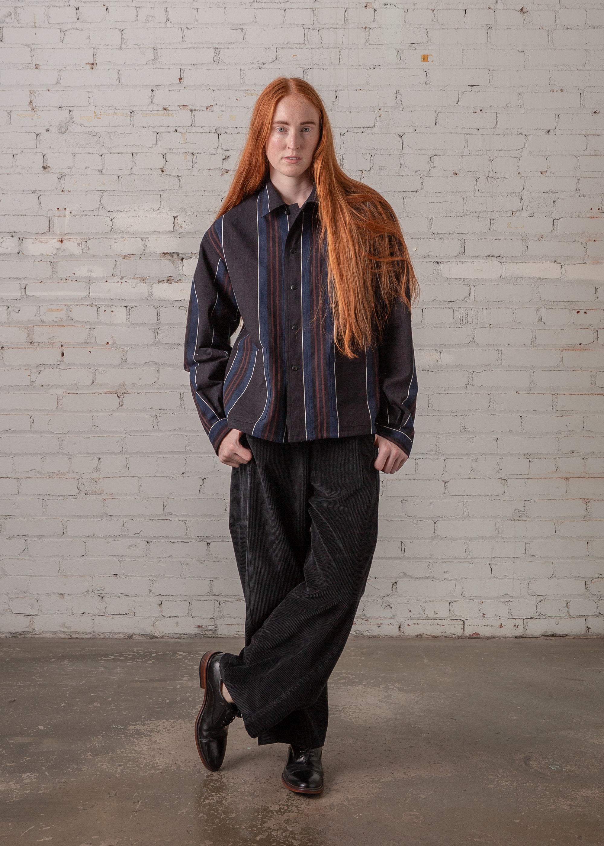 Curve Pant in Black Corduroy