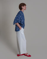 Kimono Tee in Vintage Japanese Silk Tie Dye