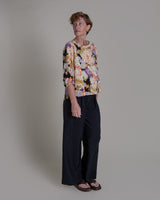 Float Shell in Vintage Japanese Silk Print