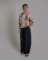 Float Shell in Vintage Japanese Silk Print