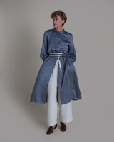 Iris Dress in Vintage Japanese Silk Tie Dye
