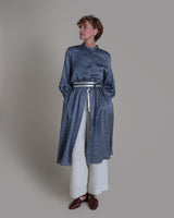 Iris Dress in Vintage Japanese Silk Tie Dye