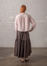 Mini Shirt in Blush Poplin