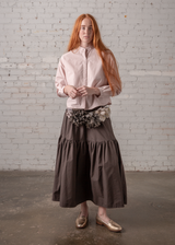 Mini Shirt in Blush Poplin