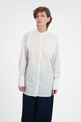Madison Shirt in Striped Cotton Shirting