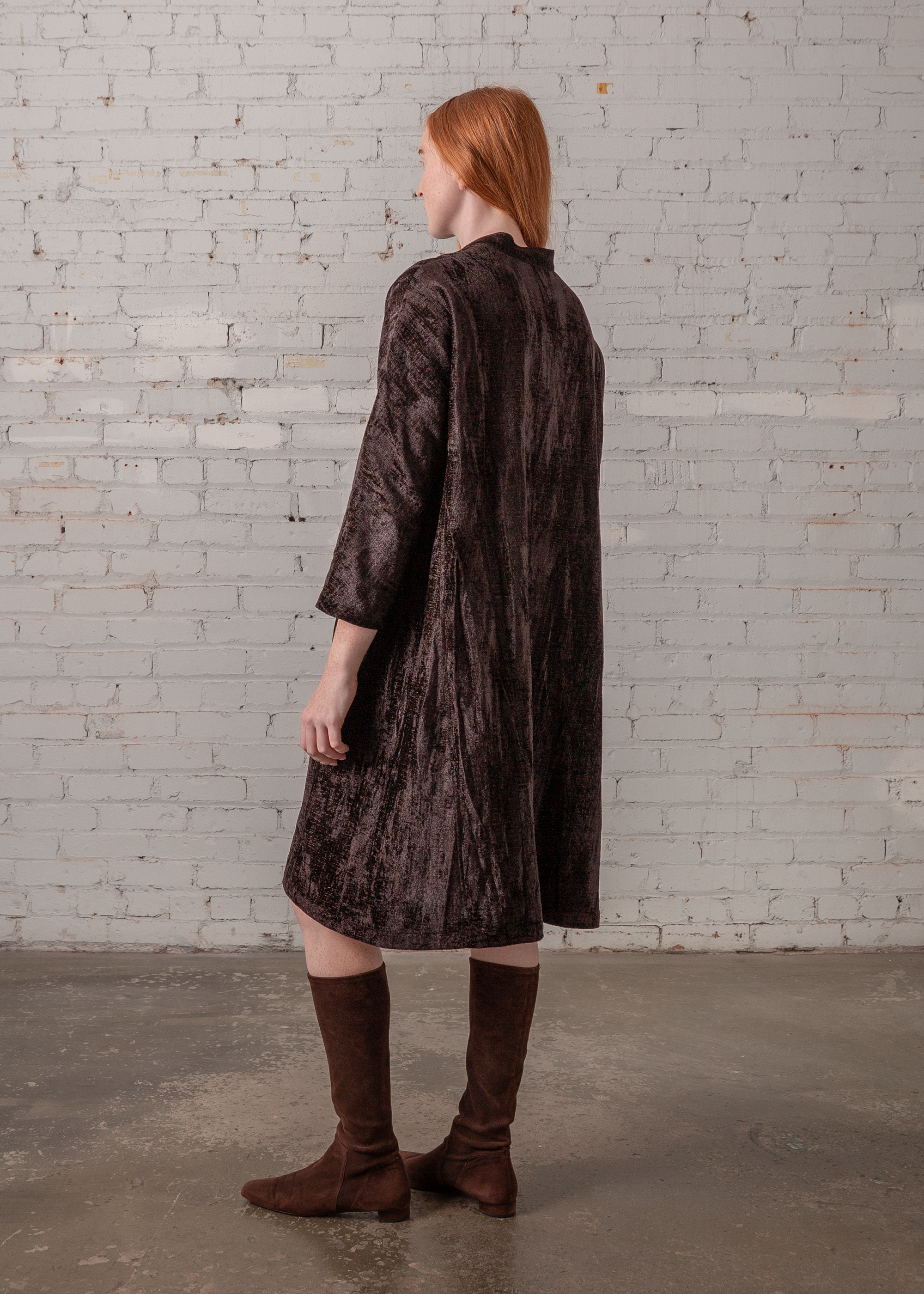 Japan Dress in Nuno Heatmolded Velvet