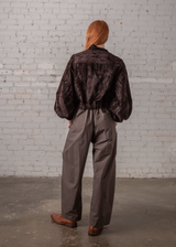 Curve Pant in Clay Poplin