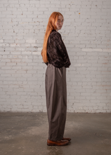 Curve Pant in Clay Poplin