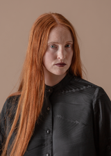 Mini Shirt in Vintage Japanese Silk Damask