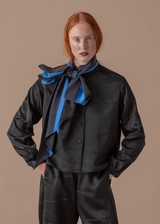 Mini Shirt in Vintage Japanese Silk Damask