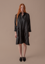 Japan Dress in Vintage Japanese Silk Damask