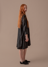 Japan Dress in Vintage Japanese Silk Damask