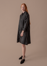 Japan Dress in Vintage Japanese Silk Damask