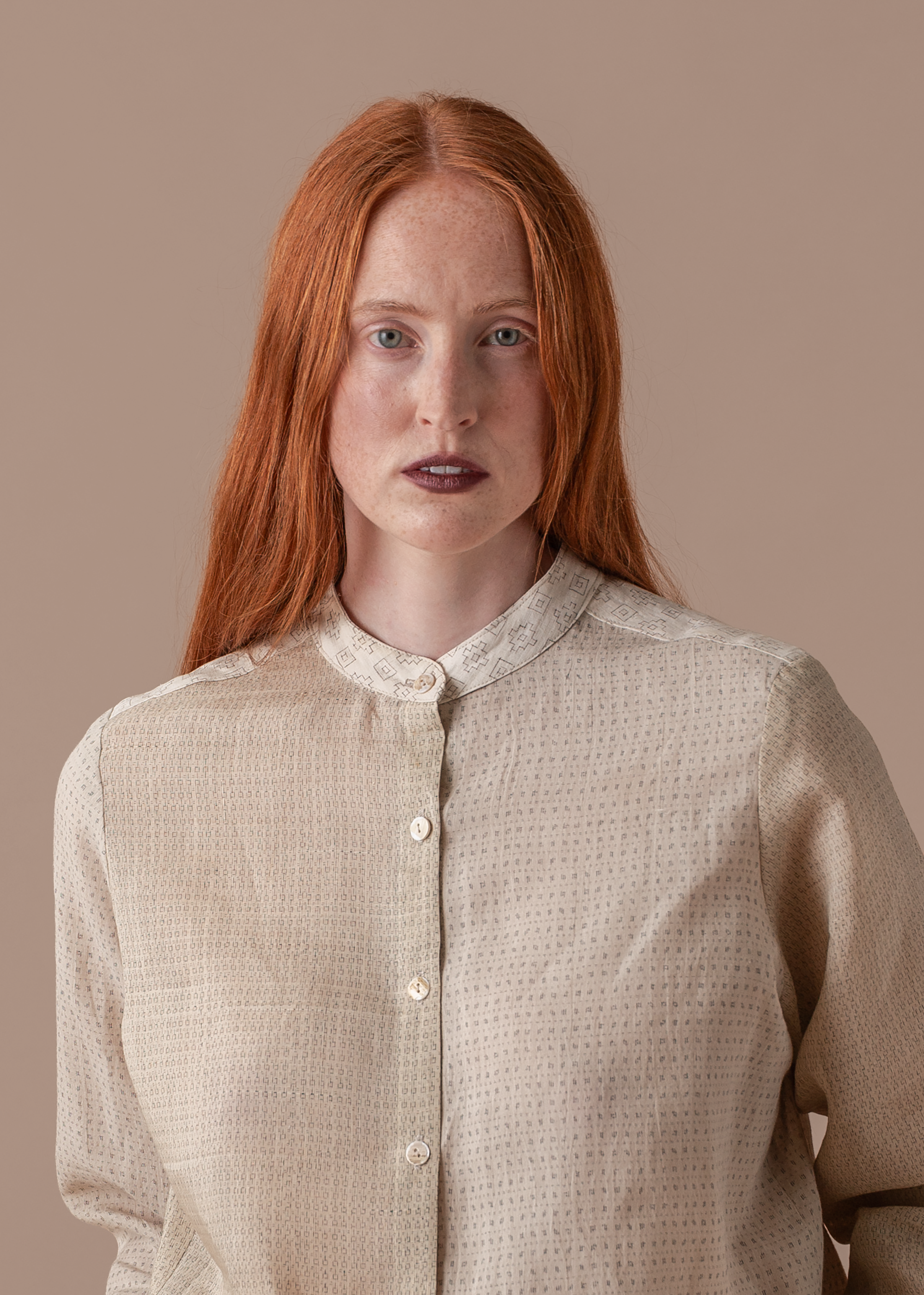 Mini Shirt in Vintage Japanese Linen Mix