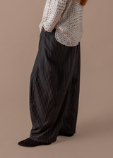 Curve Pant in Wool Pinstripe