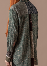 Madison Shirt in Vintage Japanese Silk Print Mix