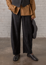 Curve Pant in Black Corduroy