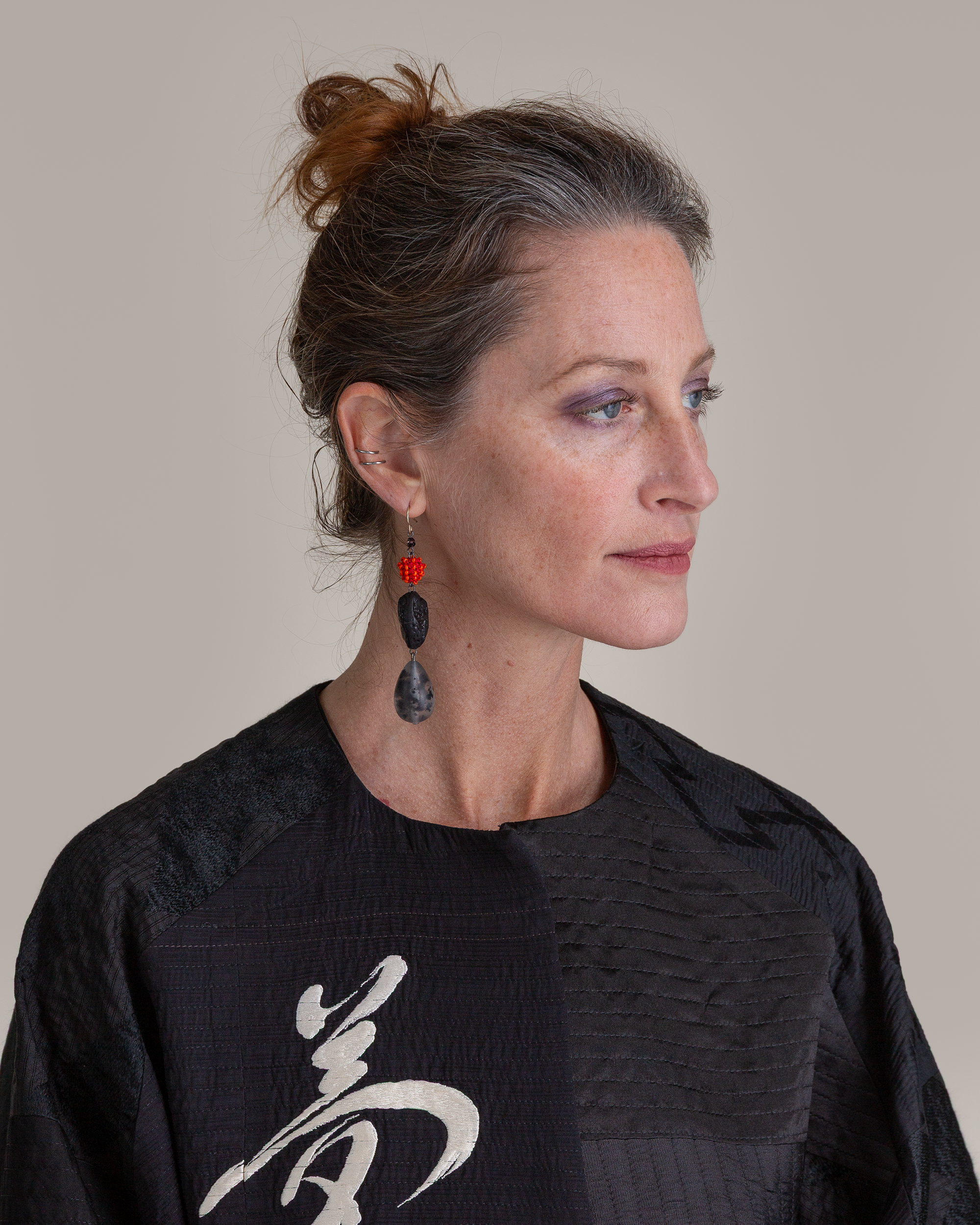 Asymmetrical Acrylic Drop Earrings