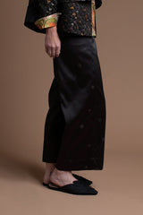 Panel Pant in Vintage Japanese Silk Dots