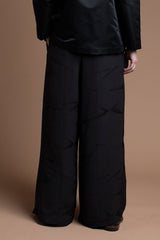 Wide Leg Pant in Vintage Japanese Silk Damask