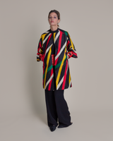 Long Party Jacket in Vintage Japanese Silk Meisen