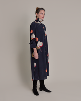 Ginza Dress in Asiatica Silk Print Floral