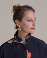 Pennywort Bronze Earrings