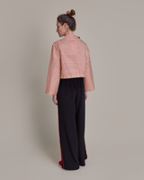 Sprite Jacket in Vintage Japanese Silk Ikat Squares