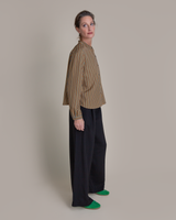 Mini Shirt in Vintage Japanese Silk Stripe