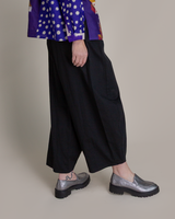 Arai Pant in Black Cotton Twill