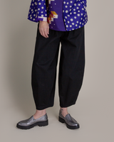 Arai Pant in Black Cotton Twill