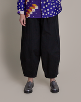 Arai Pant in Black Cotton Twill