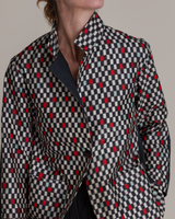 Christina Jacket in Vintage Japanese Silk Checkers